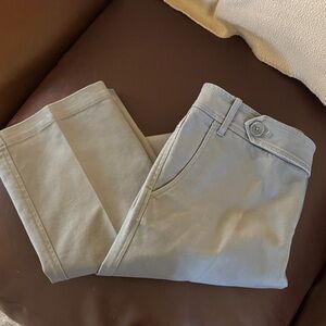 Eddie Bauer Women's Light Gray Straight Leg Pants
